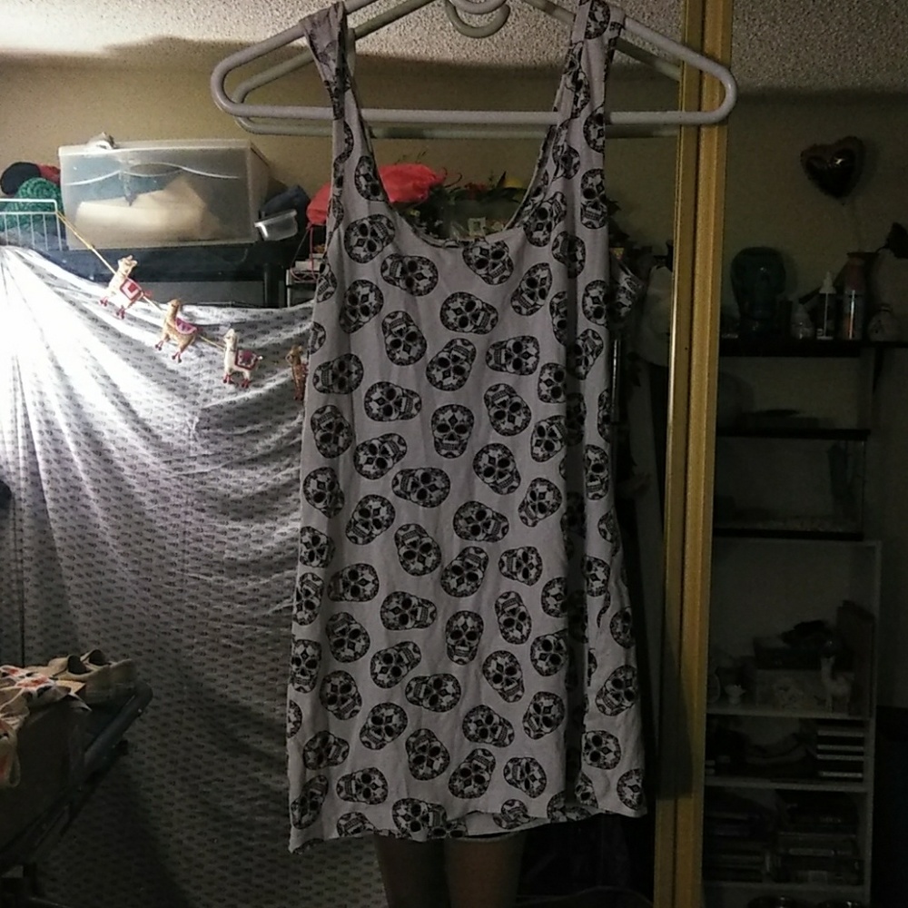 Skull tank top